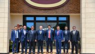 The officials and members of the Islamic Organization for Food Security during their visit to Baladna facility.