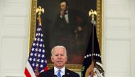 U.S. President Joe Biden delivers remarks on the economy from the White House in Washington, U.S. July 19, 2021. REUTERS/Jonathan Ernst
