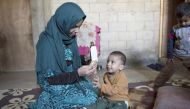 Syrian refugee families benefitted from cash assistance during Eid Al Adha to buy basic items like food and medicine for their children.
