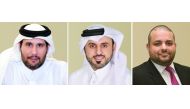 From left: Sheikh Jassim bin Hamad bin Jassim Al Thani, Hussain Abdulla, and Hussein Fakhreddine
