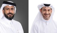 Chairman of Ooredoo, Sheikh Faisal bin Thani Al Thani (left) and Managing Director of Ooredoo, Aziz Aluthman Fakhroo