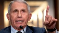 File photo: Dr Anthony Fauci, director of the National Institute of Allergy and Infectious Diseases, speaks during a Senate Health, Education, Labor, and Pensions Committee hearing at the Dirksen Senate Office Building in Washington, D.C., U.S., July 20, 