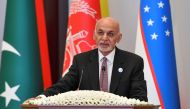 File photo: Afghanistan's President Ashraf Ghani attends Central-South Asia trade Summit in Tashkent, Uzbekistan July 16, 2021. REUTERS/Stringer/File Photo