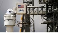 An Atlas V rocket carrying Boeing's CST-100 Starliner capsule is prepared for launch to the International Space Station for a do-over test flight in Cape Canaveral, Florida, U.S. August 2, 2021. REUTERS/Steve Nesius/File Photo