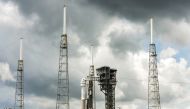 An Atlas V rocket carrying Boeing's CST-100 Starliner capsule is prepared for launch to the International Space Station for a do-over test flight in Cape Canaveral, Florida, U.S. August 2, 2021. REUTERS/Steve Nesius
