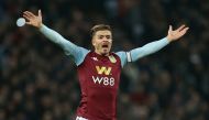 FILE PHOTO: Soccer Football - Premier League - Aston Villa v Watford - Villa Park, Birmingham, Britain - January 21, 2020 Aston Villa's Jack Grealish reacts REUTERS/Eddie Keogh/File Photo 