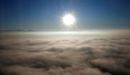 A sunrise is seen from Thyssenkrupp's test tower in Rottweil, Germany, January 21, 2020. REUTERS/Michaela Rehle/File Photo
