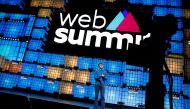 Web Summit founder Paddy Cosgrave speaks at the closing ceremony of the Web Summit, in Lisbon, Portugal, November 7, 2019. REUTERS/Pedro Nunes/File Photo