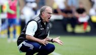 July 31, 2021 Leeds United manager Marcelo Bielsa reacts Action Images via Reuters/Ed Sykes/File Photo