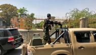 An Afghan soldier stands in a military vehicle on a street in Kabul, Afghanistan, August 15, 2021. Reuters/Stringer