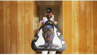 Twitter: Blue Origin / Paintings by Ghana artist Amoako Boafo 