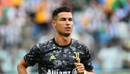 August 22, 2021 Juventus' Cristiano Ronaldo during the warm up before the match REUTERS/Massimo Pinca/File Photo