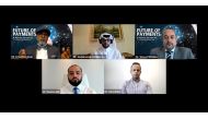Doha Bank CEO Dr. R Seetharaman; Twyla Technology’s CEO Nauman Gul; Cwallet’s COO & Co- founder Abdulmohsin Abdulla Al Yafei; E&Y Partner and Leader for Payments and Services Suruj Dutta; and Doha Bank’s Deputy Head of Retail Banking Shareef El Baba durin