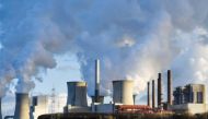 Neurath brown coal-fired power plant in Germany.