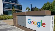 FILE PHOTO: A sign is pictured outside a Google office near the company's headquarters in Mountain View, California, U.S., May 8, 2019. REUTERS/Paresh Dave/File Photo

