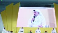Yousef Al Salehi, QSTP Executive Director, speaking at the ‘Decision Makers’ panel during Najah Qatari.