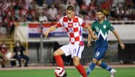 Soccer Football - World Cup - UEFA Qualifiers - Group H - Croatia v Slovenia - Stadion Poljud, Split, Croatia - September 7, 2021 Croatia's Mario Pasalic scores their second goal REUTERS/Antonio Bronic

