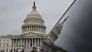 FILE PHOTO: U.S. Capitol police attend a morning briefing outside the U.S. Capitol in Washington, U.S., August 3, 2021. REUTERS/Evelyn Hockstein TPX IMAGES OF THE DAY