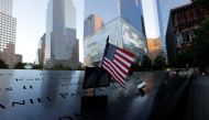 The 9/11 Memorial is seen on the 20th anniversary of the September 11 attacks in Manhattan, New York City, U.S., September 11, 2021. REUTERS/Mike Segar