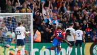 Crystal Palace's Odsonne Edouard celebrates scoring their second goal REUTERS/Ian Walton