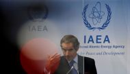 International Atomic Energy Agency (IAEA) Director-General Rafael Grossi attends a news conference during a board of governors meeting at the IAEA headquarters in Vienna, Austria, June 7, 2021. Reuters/Leonhard Foeger/File Photo
