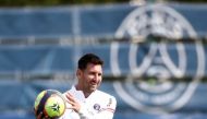 August 28, 2021 Paris St Germain's Lionel Messi during training REUTERS/Sarah Meyssonnier