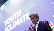 John Kerry, US Special Presidential Envoy for Climate, holds a news conference during the pre-COP26 climate meeting in Milan, Italy, October 2, 2021. Reuters/Guglielmo Mangiapane