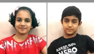 From left: Nada Zubaida Saleel and Jazil Saleel Salam