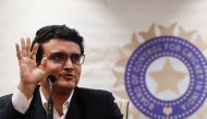 Indian cricket board president Sourav Ganguly