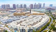 A aerial view of 'Giardino Gardens' Villa Residential Compound. 