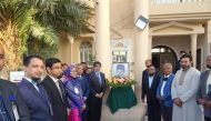 Ambassador of Bangladesh to Qatar Md Jashim Uddin, NDC, during an event to mark the Shaheed Sheikh Russel Day 2021. 