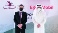 Al Shaqab Chairman H E Sheikh Joaan bin Hamad Al Thani and the President and General Manager of ExxonMobil Qatar Dominic Genetti after extending their partnership for further five years. 