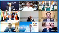 GECF Secretary General Yury Sentyurin with other officials and dignitaries during the meeting.