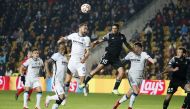 Inter Milan's Stefan de Vrij in action with Sheriff Tiraspol's Cristiano REUTERS/Gleb Garanich
