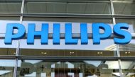 FILE PHOTO: Dutch technology company Philips' logo is seen at company headquarters in Amsterdam, Netherlands, January 29, 2019. REUTERS/Eva Plevier/File Photo
