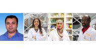 FROM LEFT: Dr. Hassaan Anwer Rathore, Dr. Muna Al Ismail, Myriam ElJaam, and Dr. Yaw Boahene Owusu