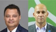 GWC’s Group CEO Ranjeev Menon (left) and FIFA’s Head of Event Logistics Jose Dhooma