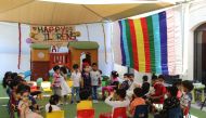 Students of Loyola International School during a Children’s Day activity.