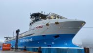 Yara Birkeland, the world's first fully electric and autonomous container vessel, is moored in Oslo, Norway November 19, 2021. REUTERS/Victora Klesty