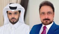 Head of the Business Development and Alternative Channels Sector at QIIB, Omar Abdulaziz Al Meer (left) and Visa’s Country Manager for Qatar, Dr. Sudheer Nair 
