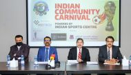 Officials at the press conference 