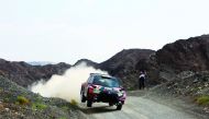 Qatar’s Nasser Khalifa Al Atya in action