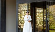 Japan's Princess Aiko greets the press on the occasion of her coming-of-age at the Imperial Palace Tokyo, Japan December 5, 2021. Yuichi Yamazaki/Pool via Reuters
