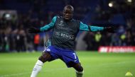 November 23, 2021 Chelsea's N'Golo Kante during the warm up before the match Action Images via Reuters/Peter Cziborra

