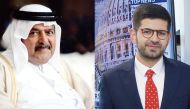 Sheikh Faisal bin Qassim Al Thani (left) and Burak Daglioglu