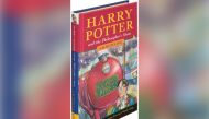 A first edition copy of J.K. Rowling's 