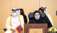 Minister of Social Development and Family H E Maryam bint Ali bin Nasser Al Misnad taking part in the meeting of the Council of Arab Ministers of Social Affairs, in Riyadh, Saudi Arabia.