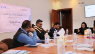 Officials during an introductory workshop organised by QRCS in Yemen.