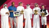QREC Acting CEO Bader Mohammed Al Darwish presented the trophies to the winners.