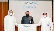 Yousuf Ahmad AlBinali and Mohamed Ebrahim AlSaud during the event. 